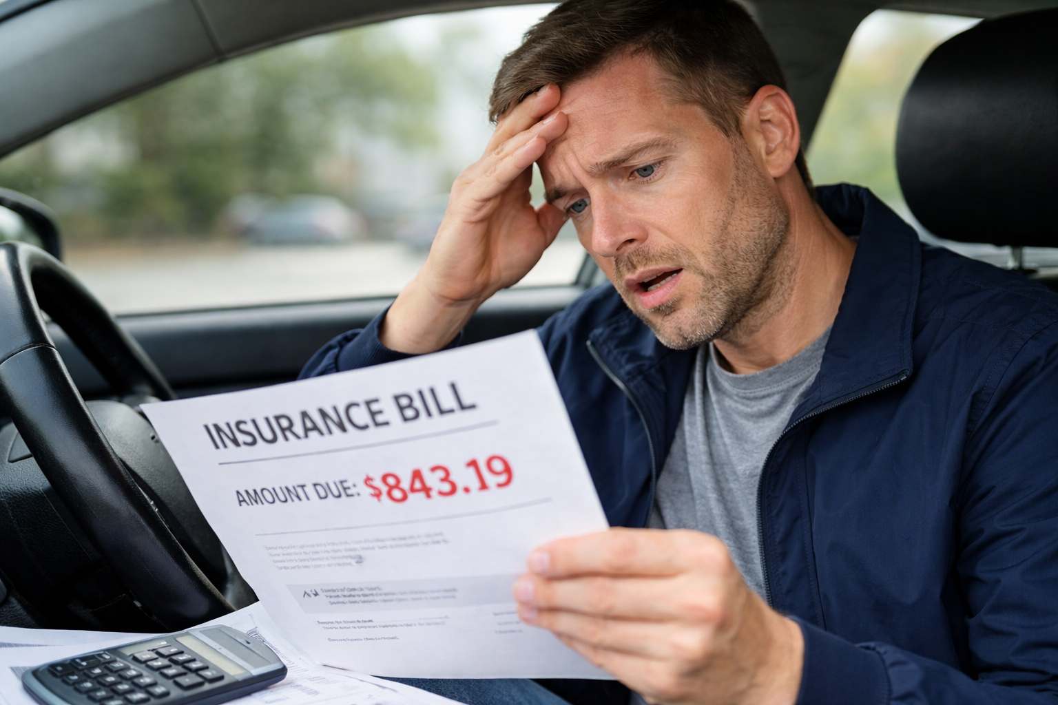 Auto insurance renewal and policy change notice